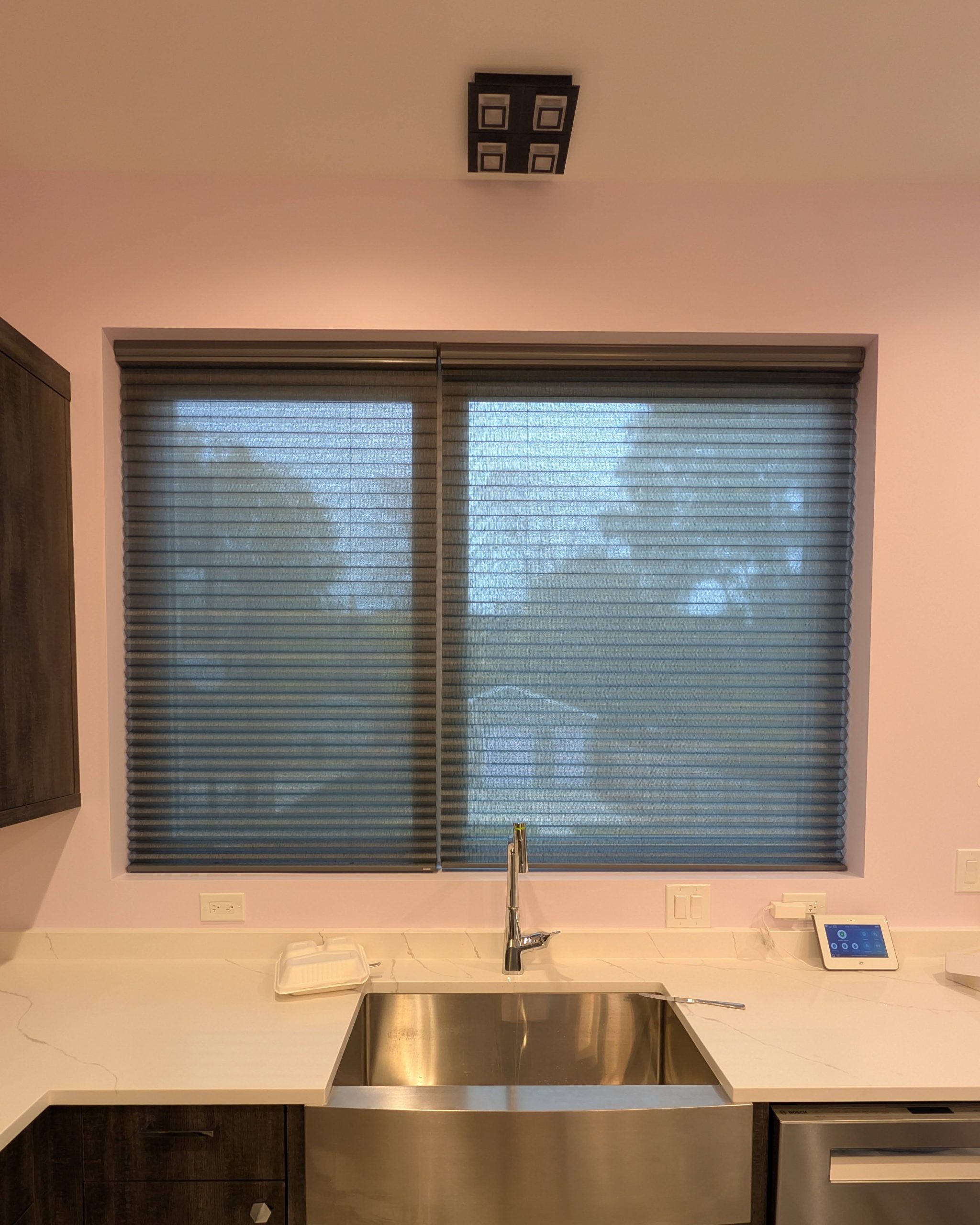 Washington Park Sheer Cellular shades kitchen Chicago blinds and shades
